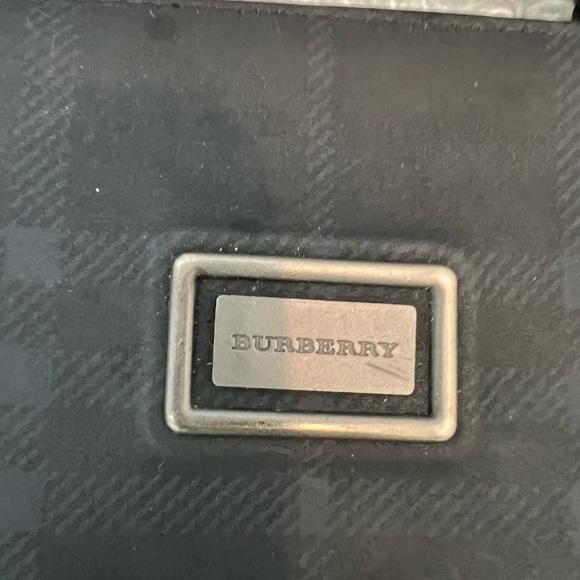 Burberry Coated Canvas Check Handle Bag - Picture 14 of 15